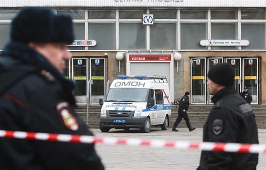Nga xác định vụ nổ tàu điện ngầm ở St Petersburg là tấn công khủng bố