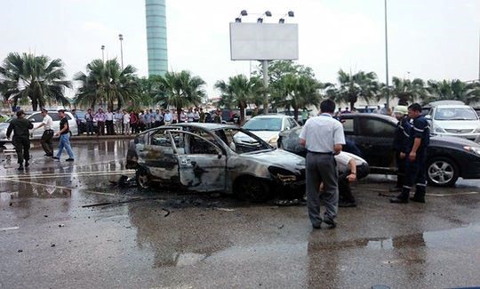 Cháy ôtô tại sân bay Nội Bài, 1 người tử vong