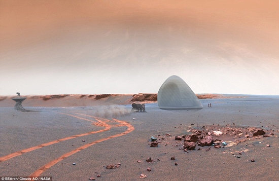 NASA công bố mẫu nhà cho con người trên sao Hỏa