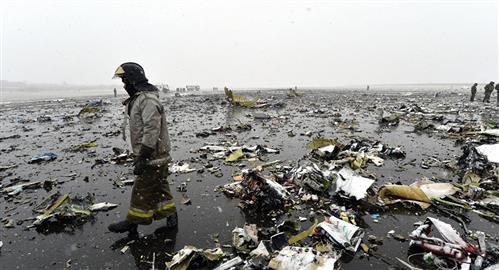 Vụ rơi máy bay ở Nga: Flydubai bồi thường 20.000 USD/nạn nhân