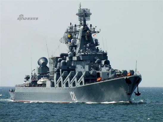 Đẹp tuyệt tuần dương hạm Slava Nga sau nâng cấp