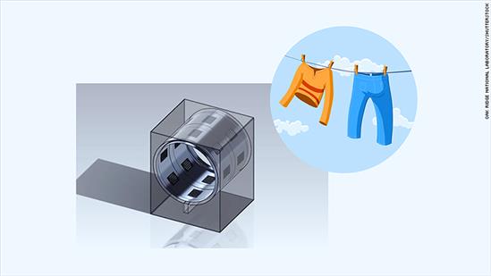 Máy sấy siêu thanh giảm một nửa thời gian sấy khô quần áo