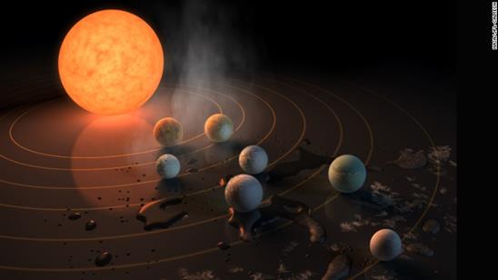 NASA thông báo chấn động về 7 hành tinh giống Trái Đất