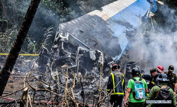 Cuba xác nhận 110 người thiệt mạng trong vụ rơi máy bay
