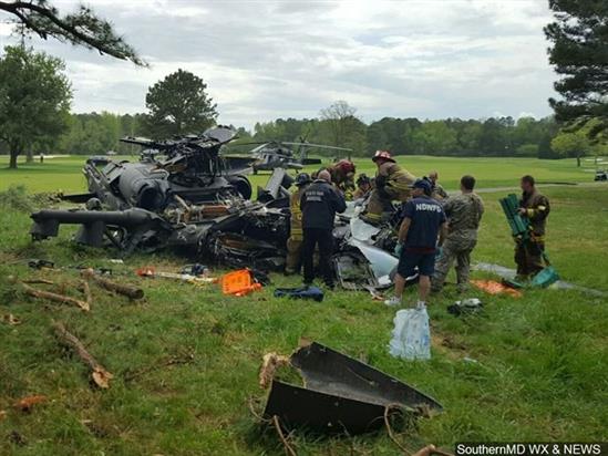 Mỹ: Trực thăng quân sự UH-60 rơi vỡ nát, 3 người thương vong