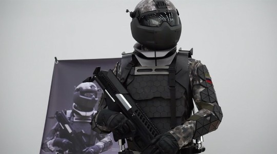Hé lộ mẫu áo giáp chiến đấu như trong phim Star Wars của quân đội Nga