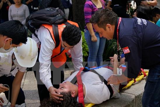 Động đất mạnh tại Mexico: Tổng thống Nieto tuyên bố quốc tang 3 ngày