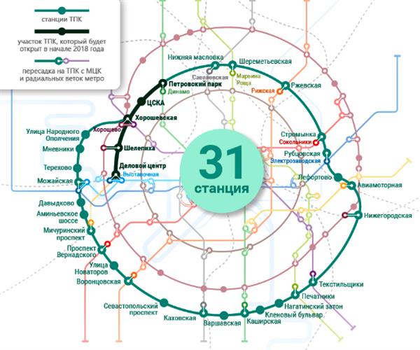 Moskva: Khánh thành và đưa vào hoạt động một phần tuyến đường tàu điện ngầm Vòng tròn lớn