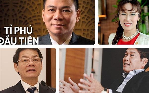 Chân dung 4 tỷ phú USD của Việt Nam do Forbes bình chọn
