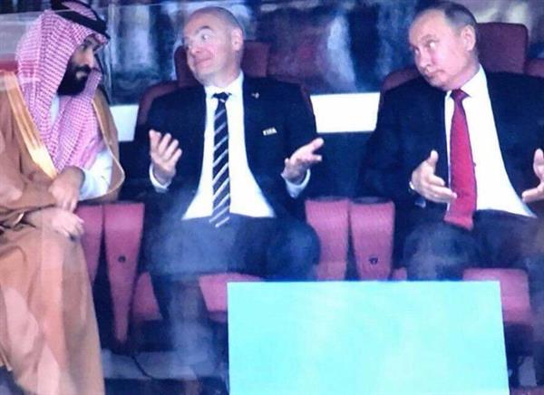 Clip Tổng thống Putin mừng bàn thắng khó đỡ khi Nga đè bẹp Ả rập Xê út 5-0