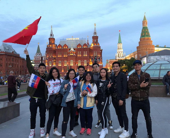 Du học sinh Việt tại Nga hừng hực giữa 
