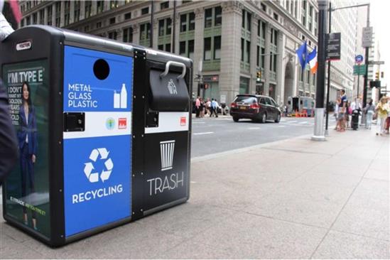 Mỹ biến thùng rác thành trạm phát WiFi miễn phí