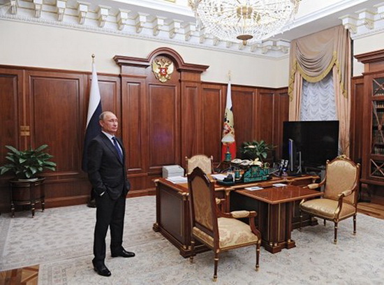 Ghé thăm phòng làm việc bí mật của Tổng thống Nga Putin