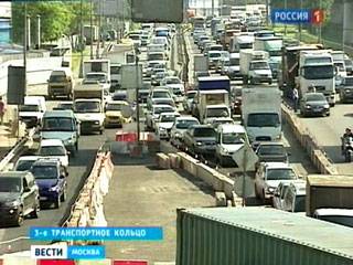 Moskva: Sửa đường trên diện rộng, ùn tắc nghiêm trọng (Tin video)
