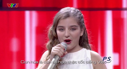 Khán giả trên toàn Việt Nam ủng hộ ca sĩ nhí 10 tuổi đến từ nước Nga