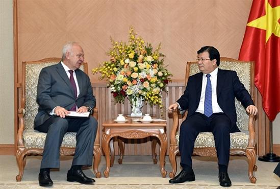 Đại sứ Nga tại Việt Nam gặp Phó Thủ tướng Trịnh Đình Dũng