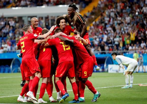 Sức mạnh tập thể của đội tuyển Bỉ thể hiện qua tấm áp phích