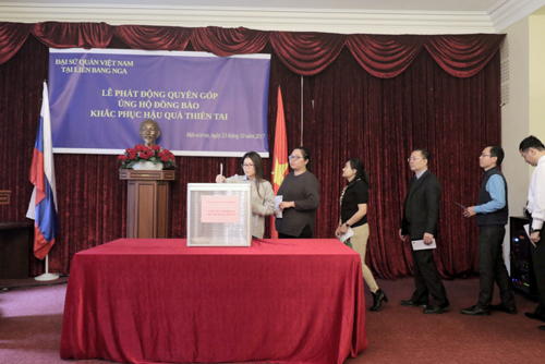 Đại sứ quán Việt Nam tại Nga phát động ủng hộ đồng bào lũ lụt