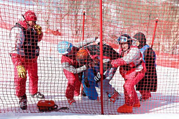 VĐV trượt tuyết Nga gặp tai nạn tại Olympic