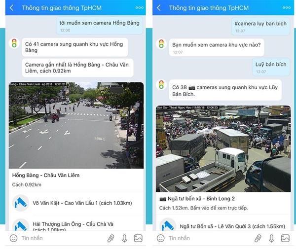TP Hồ Chí Minh đưa camera giao thông lên Zalo để người dân tra đường