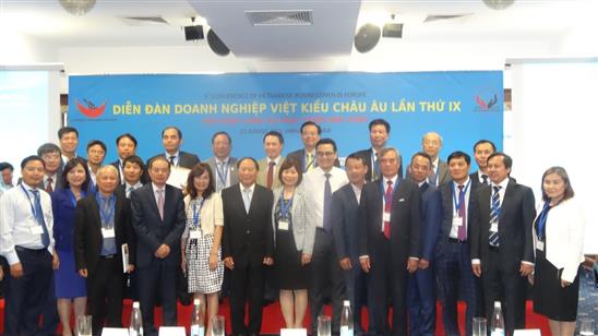 Hiệp hội doanh nghiệp Việt Nam tại Nga tham dự Diễn đàn Doanh nghiệp Việt kiều tại châu Âu lần thứ 9
