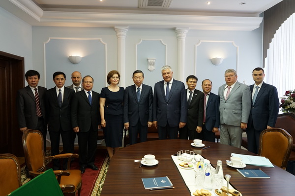 Hội đàm cấp cao giữa Bộ Công an Việt Nam và Bộ Nội vụ Liên bang Nga