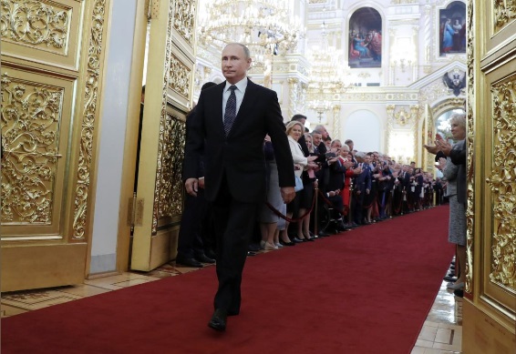 Hình ảnh ấn tượng trong lễ nhậm chức của Tổng thống Putin