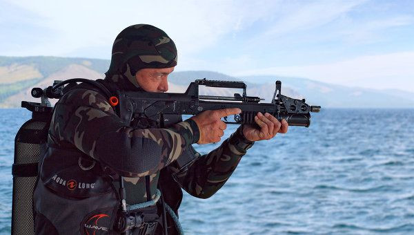 Đáng gờm sức mạnh khẩu súng trường bắn dưới nước của Đặc nhiệm Nga