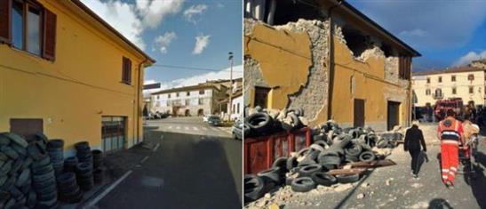 Chùm ảnh: Động đất ngày 24/8 đã biến thị trấn Italy thành đống hoang tàn như thế nào?