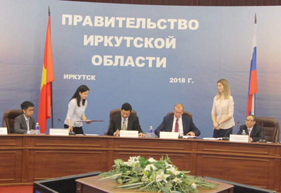 Tăng cường hợp tác giữa tỉnh Quảng Ninh và tỉnh Irkutsk (Liên bang Nga)