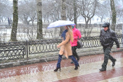 Moskva: Cảnh báo trời có mưa tuyết, gió mạnh