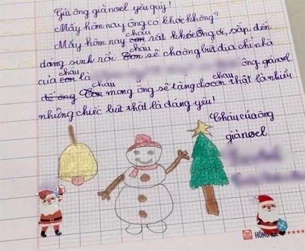 Những bức thư gửi ông già Noel “lay động” các ông bố, bà mẹ