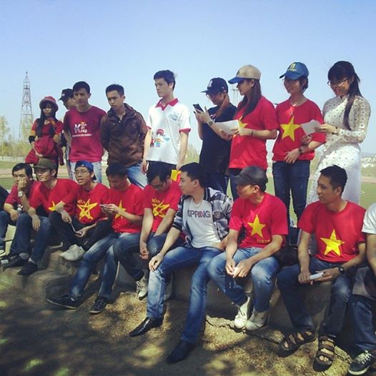 Sinh viên Việt Nam tại Irkutsk, LB Nga hướng về biển đảo quê hương