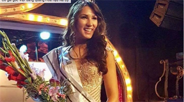 Người đẹp gốc Việt đăng quang Hoa hậu Na Uy