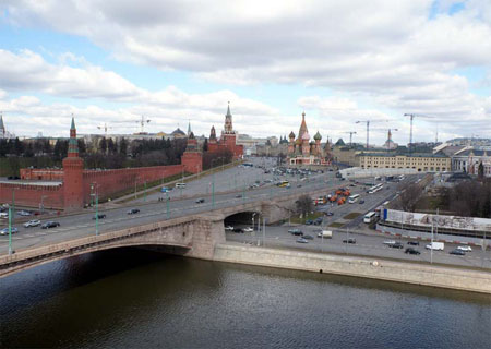 Moskva: Cấm đường trong khu vực trung tâm vào ngày 1/3/2015