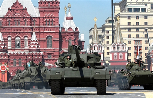 Nga giới thiệu phiên bản xe tăng Armata xuất khẩu tại RAE-2015