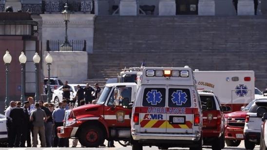 Nổ súng gần Tòa nhà Quốc hội Mỹ, cảnh sát phong tỏa hiện trường