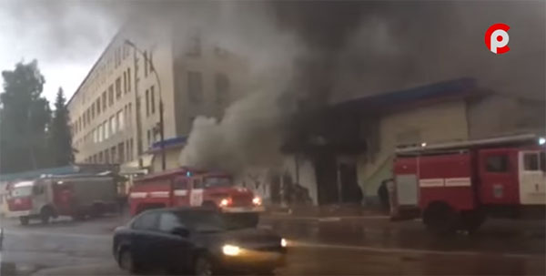 Cháy chợ Việt Nam ở thành phố Vologda