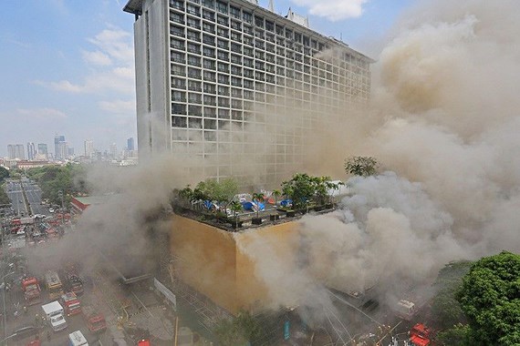 Cháy khách sạn và sòng bạc ở trung tâm thủ đô Philippines
