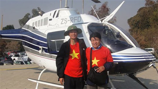 Đại gia Việt chi vài nghìn USD/giờ xem World Cup trên trực thăng