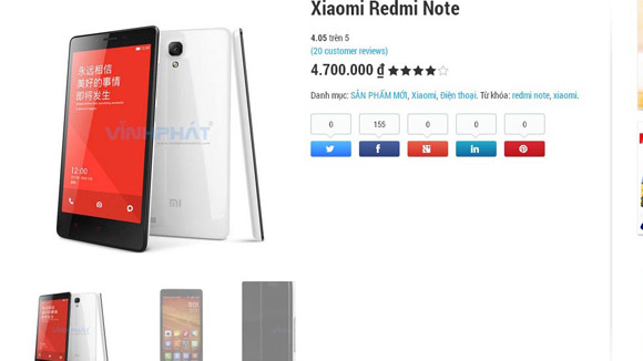 Tràn ngập điện thoại hãng Xiaomi bị nghi làm “gián điệp”