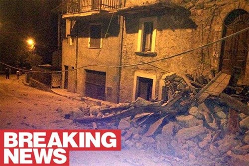 Động đất ở Italy: Toàn bộ thị trấn bị phá huỷ