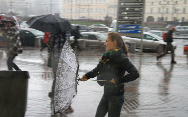 Moskva: Cảnh báo gió to, mưa bão