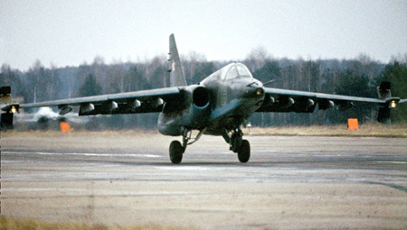 Máy bay tấn công Su-25 gặp nạn ở Nga