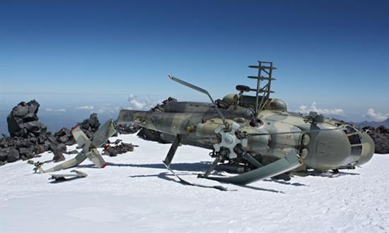 Trực thăng quân sự Nga rơi, 4 binh sĩ thiệt mạng
