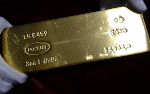 Nga tăng dự trữ vàng lên gần 387 tỷ USD