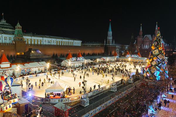 Mùa trượt băng đã bắt đầu ở thủ đô Moskva