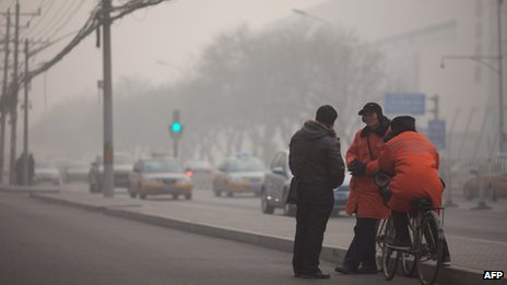 Không khí Bắc Kinh ở mức ô nhiễm nguy hiểm