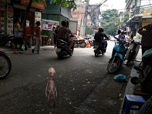 “Người ngoài hành tinh” vừa ghé thăm Hà Nội?