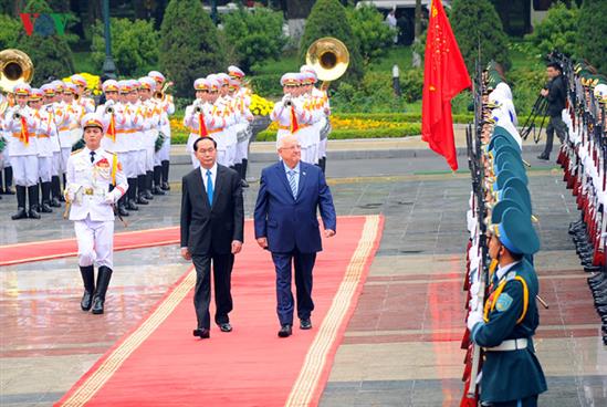 Tổng thống Israel thăm chính thức Việt Nam